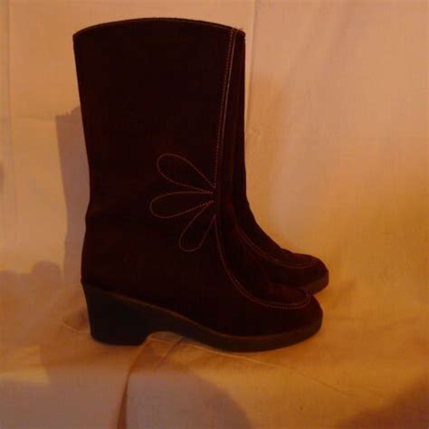 Warme Wildleder Stiefel Größe 6 Kreppsohle | eBay