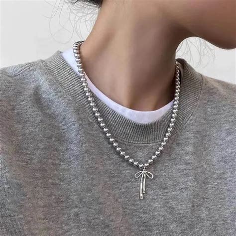 Женское ожерелье с подвеской из бисера и камня | AliExpress