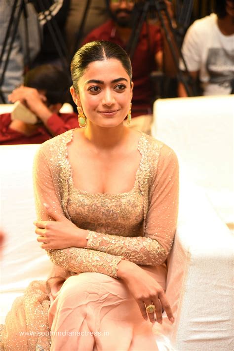 Rashmika Mandanna at Pushpa Press Meet at Hyderabad