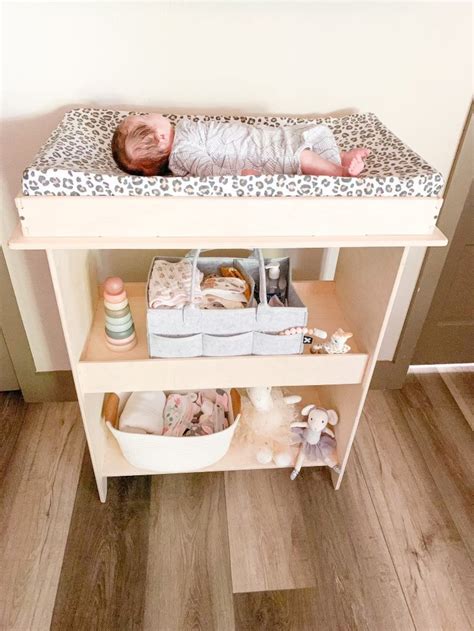 Montessori Wooden Baby Changing Station Diaper Changing | Etsy