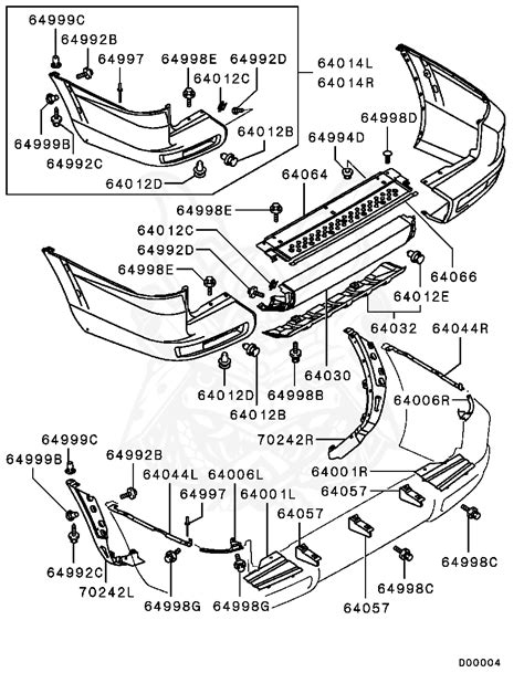 MR473000 - Mitsubishi - Rivet, Fr Bumper - Nengun Performance