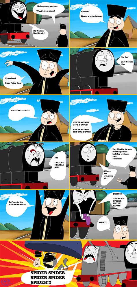 This First Thomas and Friends Parody Comic by flipflopfrogleap on