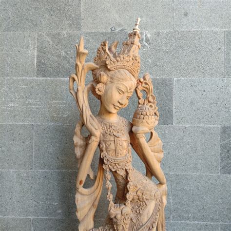 jual patung kayu dewi sri ukiran bali kab tabanan patung kayu bali