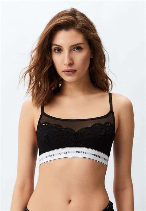 Бюстгальтер Guess, цвет: черный, RTLACE748003 — купить в интернет ...
