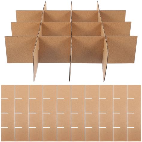 6 Pcs Cardboard Dividers for Boxes Divider for Packing Boxes Cardboard ...