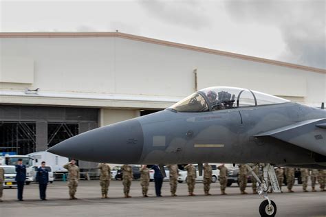 Air Force’s Last Active-Duty F-15C Made Its Final Flight at Kadena