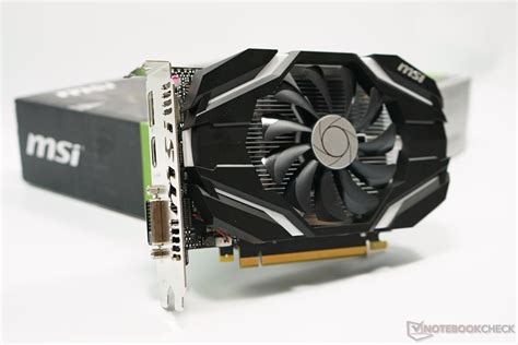 MSI GeForce GTX 1050 Ti 4G Review - NotebookCheck.net Reviews