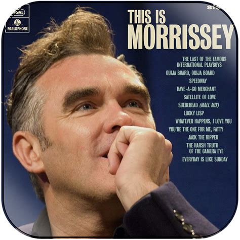 Morrissey This Is Morrissey Album Cover Sticker