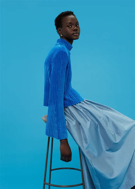 Blue Chenille Knit | WHISTLES