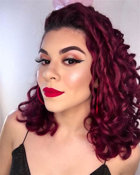 Marsala Cabelo Cacheado Curto - Cabelo cacheado marsala: 25 ideias + tutoriais dessa cor vibrante
