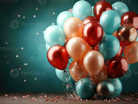 Birthday background with balloons 26500836 Stock Photo at Vecteezy