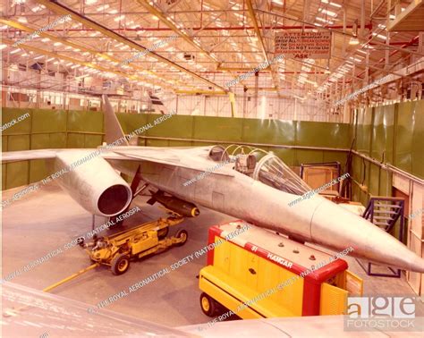 Mockup of the British Aerospace P103 advanced combat aircraft, c1980 ...