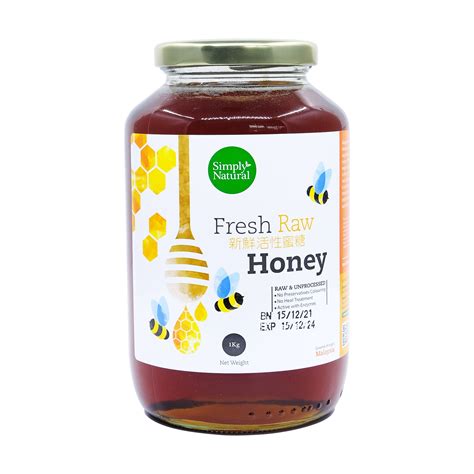 Fresh Raw Honey 1000g Malaysia - ZENXIN ORGANIC