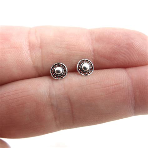 Sterling Silver Ball Stud Earrings 5mm Ball Stud Earrings | Etsy