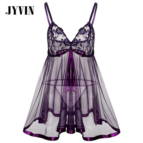 JYVIN Plus Size Lingerie Sexy Hot Erotic Sex Underwear Women See ...