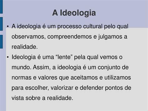 O'que É Ideologia - PPT - As Ideologias PowerPoint Presentation, free download - ID:4433451