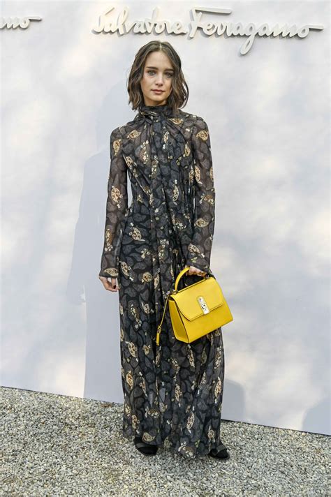 DENISE TANTUCCI at Salvatore Ferragamo Fashion Show at MFW in Milan 02