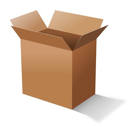 clipart cardboard box