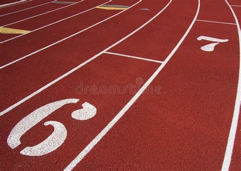 track lanes stock image image  running numbers lanes