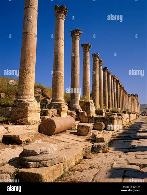 jerash jordan stock photo alamy