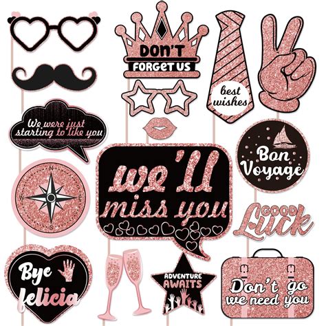 Buy Farewell Decorations Party Photo Booth Props, We Will Miss You