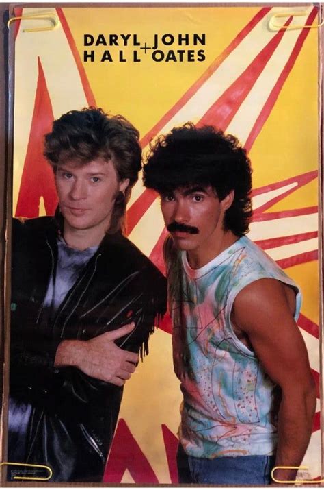 Original Vintage Poster Daryl Hall & John Oates Music - Etsy | Hall ...