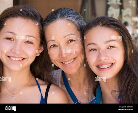 japanese mother  daughters high resolution stock photography