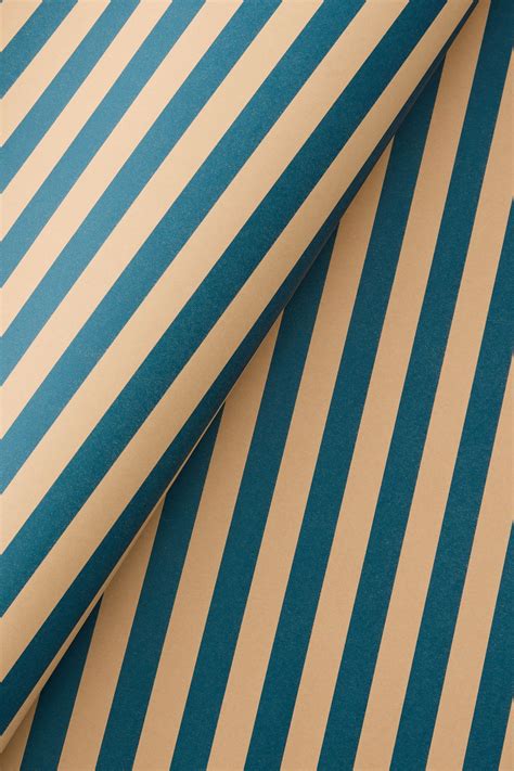 Striped Kraft Wrapping Paper