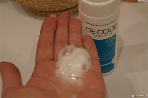Пенка для умывания Decode Smart Aqua - «Надо, надо умываться по утрам и ...