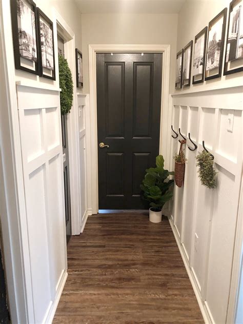 How to update a boring hallway with board and batten a gallery wall