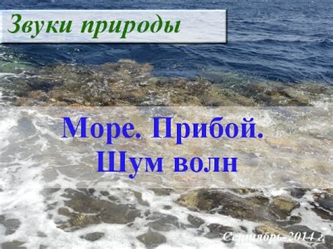 Релакс. Музыка. Шум моря. Прибой моря, видео. Красное море - YouTube