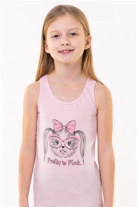 Майка для девочки Donella 6683303 мультиколор купить оптом в HappyWear.ru