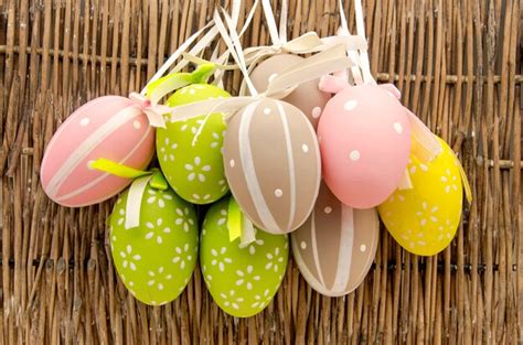 Premium Photo | Decorated easter eggs