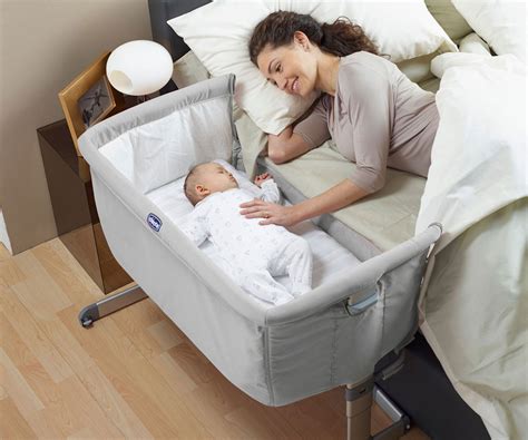 Бебешка кошара Chicco Next 2 Me, гълъбово сиво | КОМСЕД