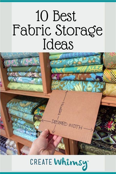 Best Fabric Storage Ideas: Organize Your Stash | Sewing room storage ...