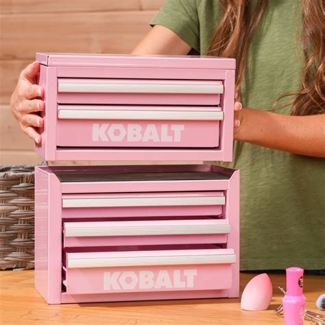 Kobalt Mini Tool Box Top and Base in Pink at Lowes.com | Craft room