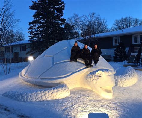 18 Snow Sculptures Show There's More To Winter Than Shoveling And ...