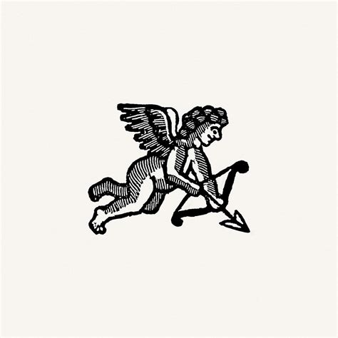 vintage cupid illustration original  british library digitally