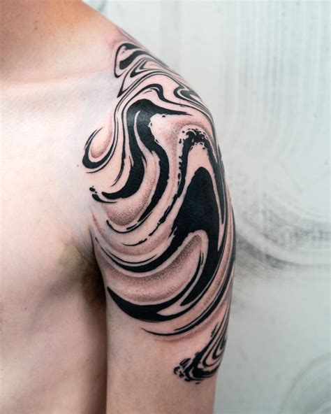The Art of Suminagashi Tattoos: Japanese Water Marbling Meets Modern ...