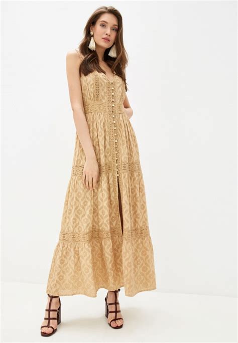 Платье Fresh Cotton, цвет: бежевый, FR043EWHYNJ0 — купить в интернет ...