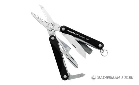 Мультитул Leatherman Squirt ES4, 9 функций, черный 831242 - Squirt у ...