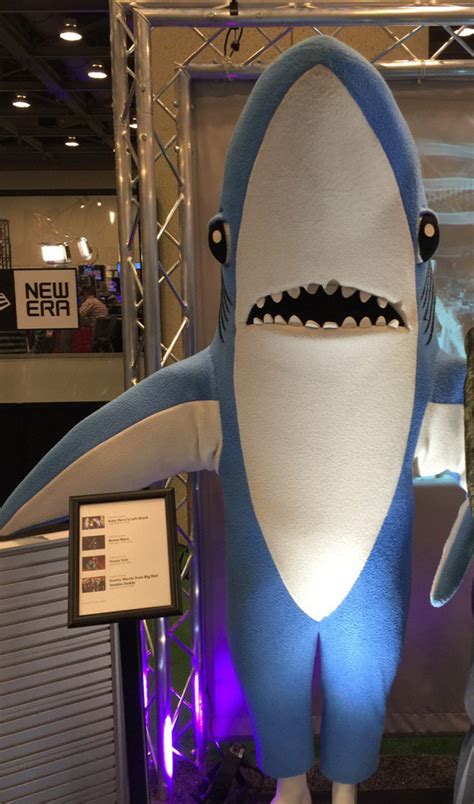 Actual Katy Perry "Left Shark" costume on display in Moscone Center in ...