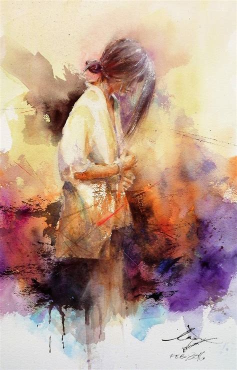 inner pain Painting by Kan Srijira | Saatchi Art