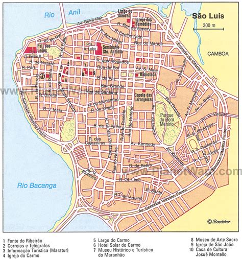 Bairros De Sao Luis - Sao Luis Map - Brazil