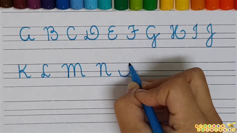 Letra De Mão Alfabeto - 6