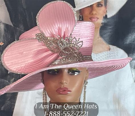 Pink Church hats, i am the queen hats