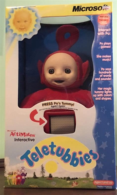 teletubbies microsoft actimates interactive bundle  sealed rare po