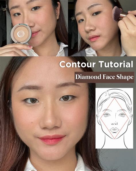 Diamond Face Shape Makeup Tutorial | Saubhaya Makeup