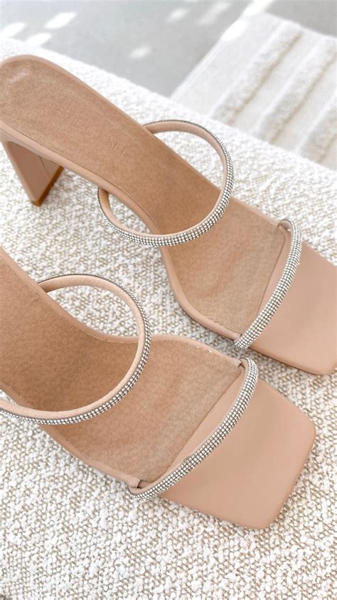 Kallie Heel – Nude Diamante – Billy J