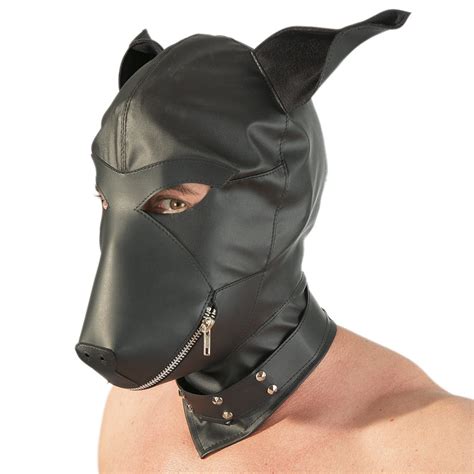 Кучешка маска с цип на устата - Dog Mask цена — Секс шоп Passion.bg